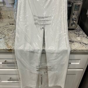 IC Collection pull on slim leg pull on pants with back slit hem size M